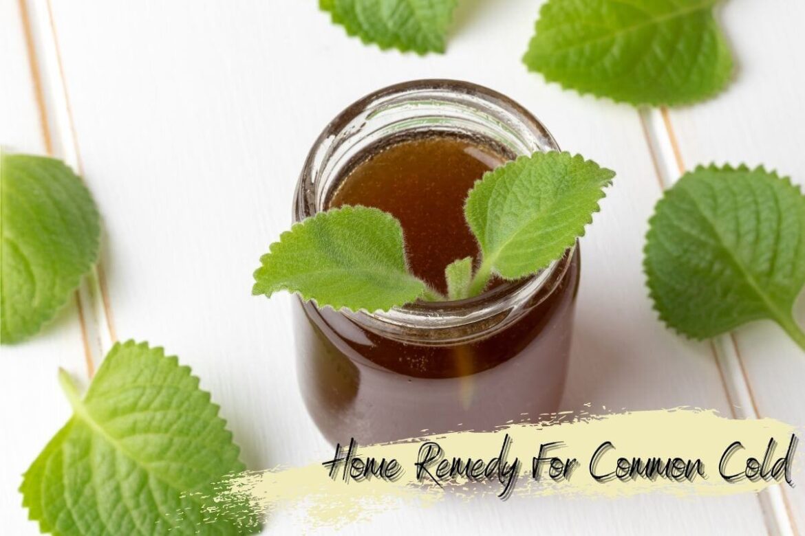 Home remedy to treat common cold