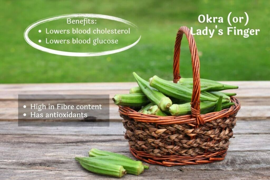 Infographic-Okra/lady's finger effective home remedy for diabetes