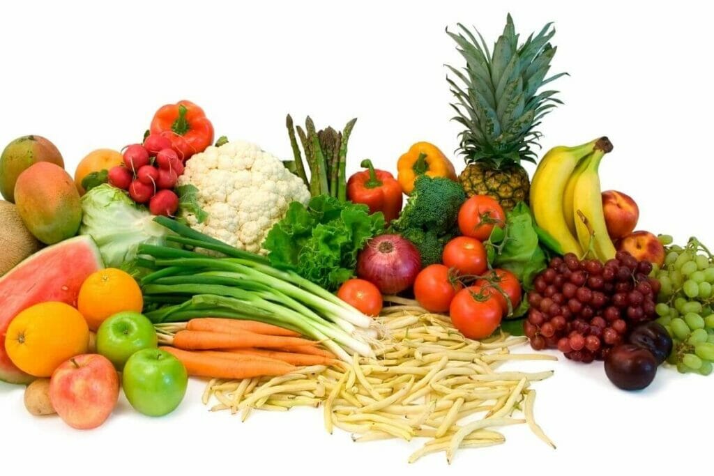 Image of vegetables and fruits