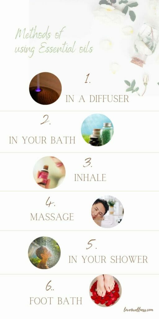 Aromatherapy Methods - various ways to use essential oils