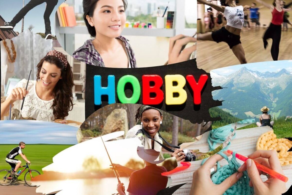 Images of various hobbies for good mental health