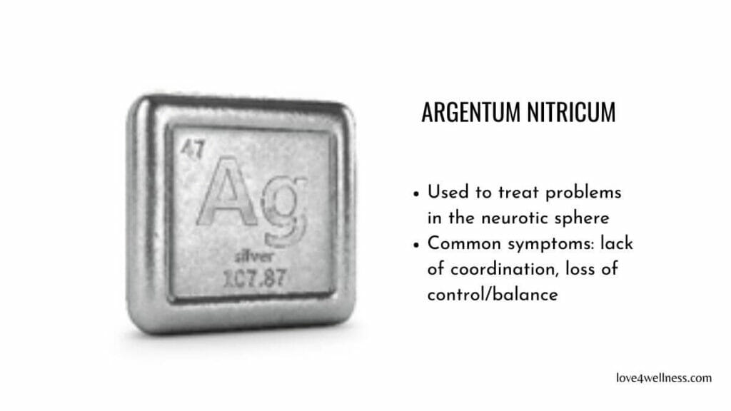 Argentum Nitricum - Homeopathy medicine for mental health problems