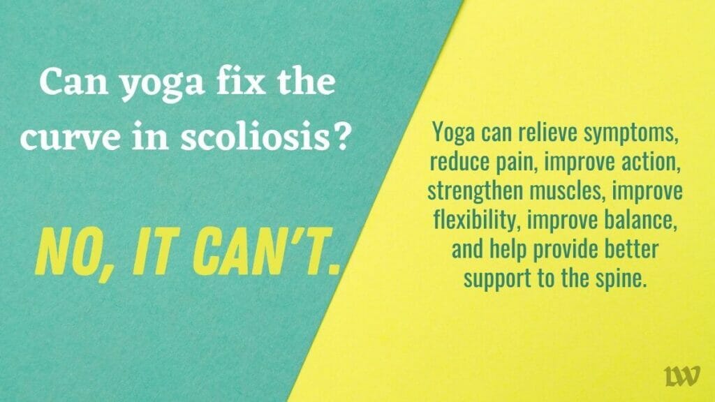 Infographic: Can yoga fix the curve in scoliosis?