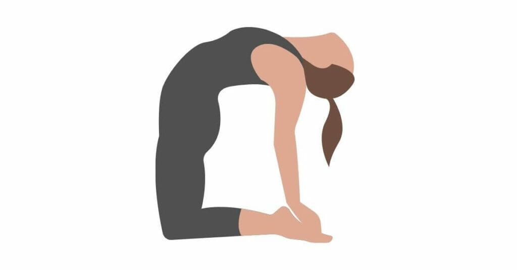 Camel pose