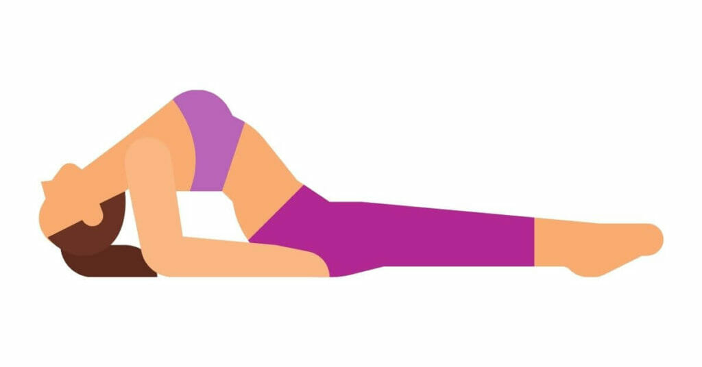 Matsyasana or fish pose