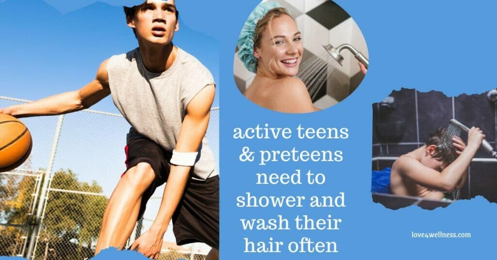 Infographic: Personal hygiene for active teens and preteens
