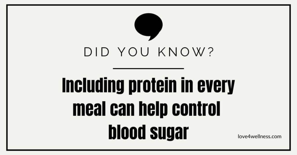 Infographic: Including protein in meal can control blood sugar spikes