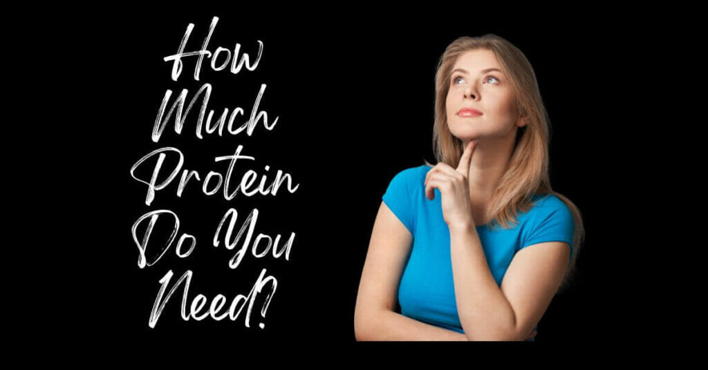 Image of young woman wondering how much protein is too much