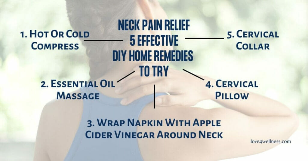 5 Easy DIY Home Remedies For Neck Pain Relief