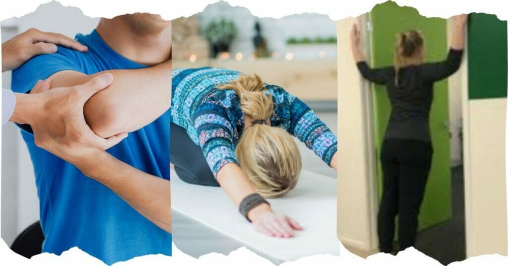 Shoulder exercises for neck pain