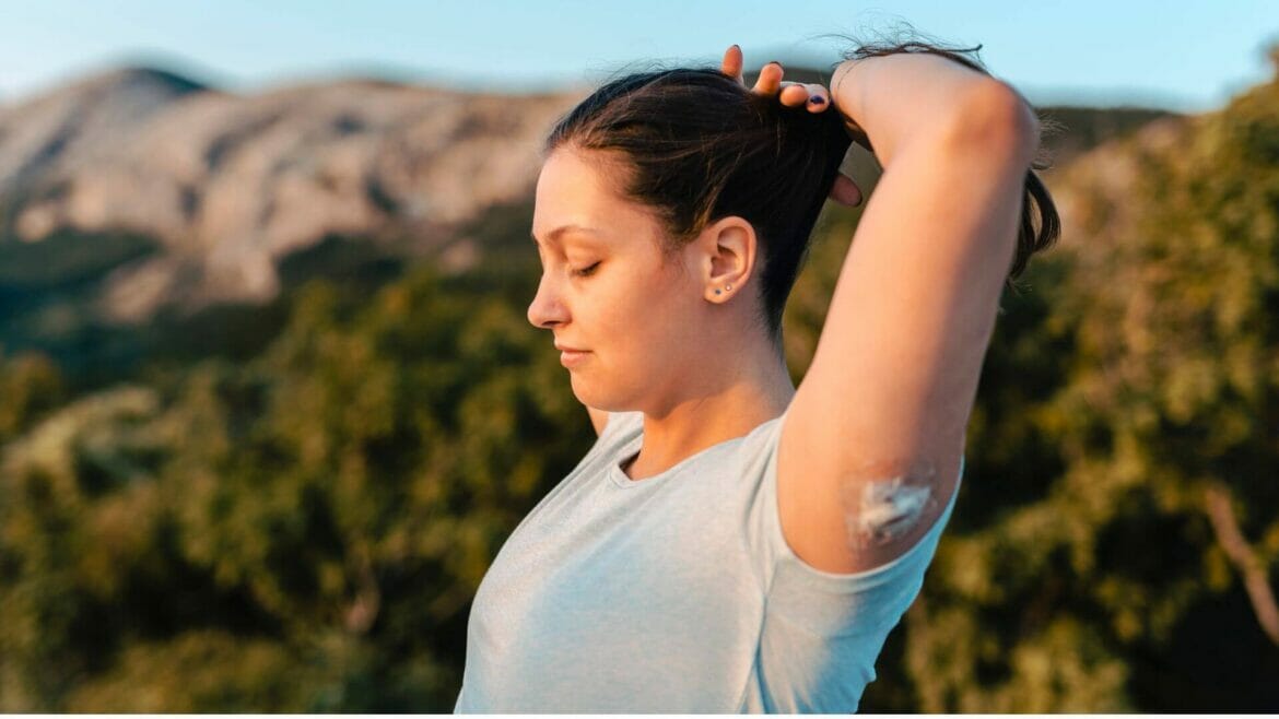 Woman with CGM | Diabetes management | Optimise & personalise diet and exercise