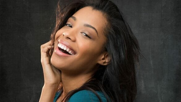 Image of a woman with beautiful smile