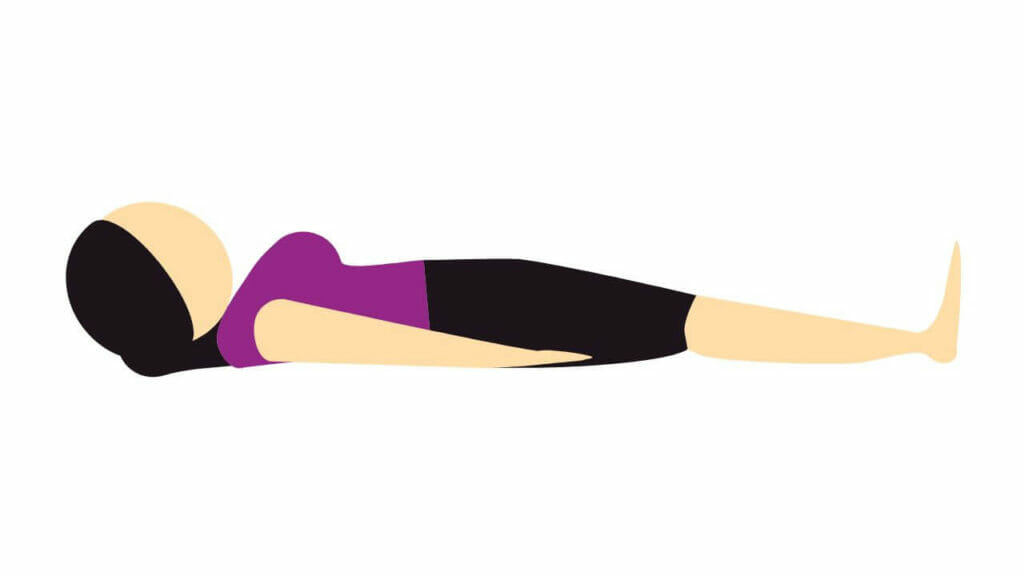 Savasana - relaxation posture