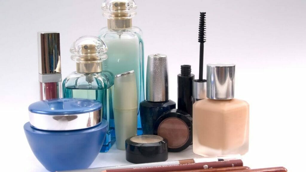 Image of skincare products