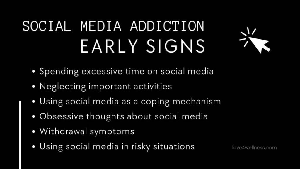 Social media addiction - Early signs