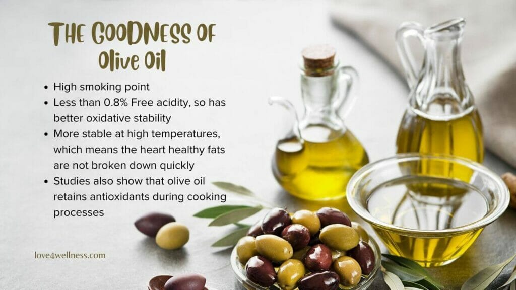 Reasons why olive oil is good