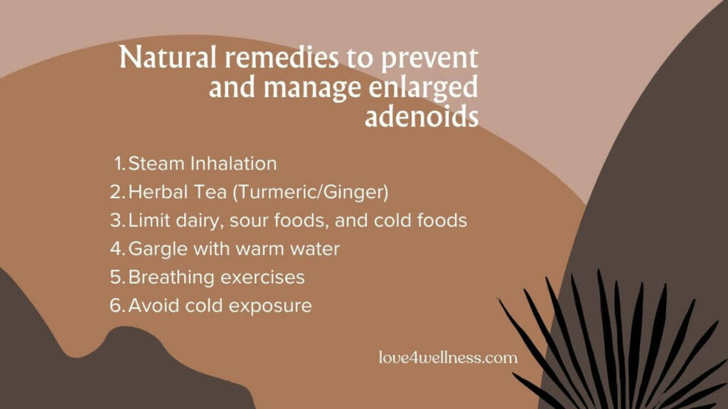 Infographic: Home remedies to prevent and manage enlarged adenoids