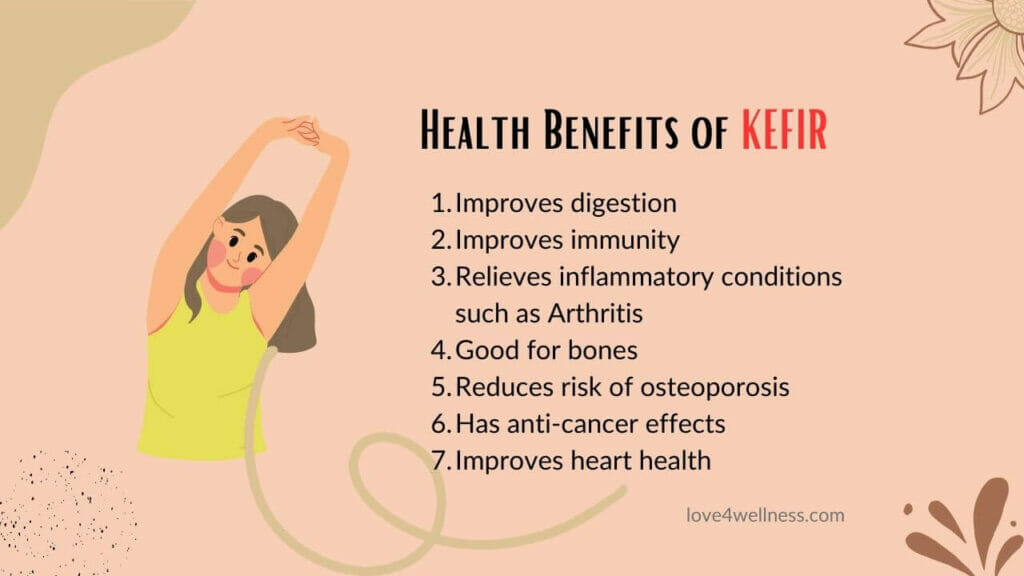 Infographic: Kefir health benefits