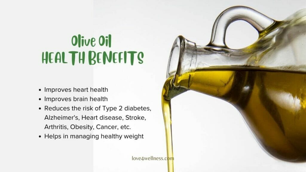 Olive oil health benefits