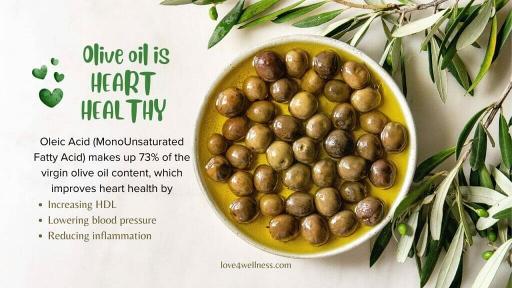 Why is olive oil heart healthy?