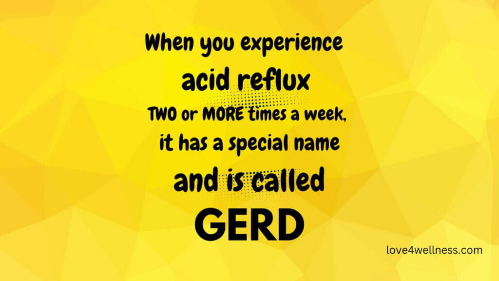 Infographic - When is acid reflux called GERD?