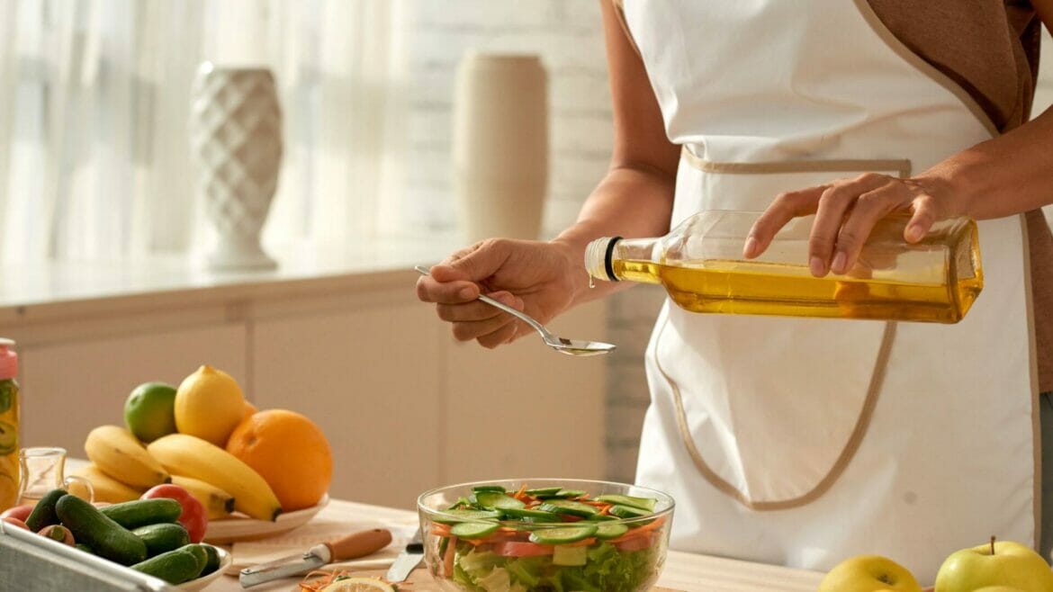 Cooking with olive oil has health benefits due to its rich nutrient profile and virgin type