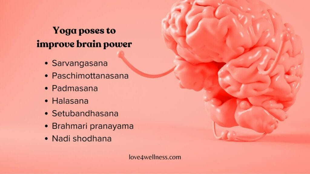 Helpful yoga poses to improve brain functions