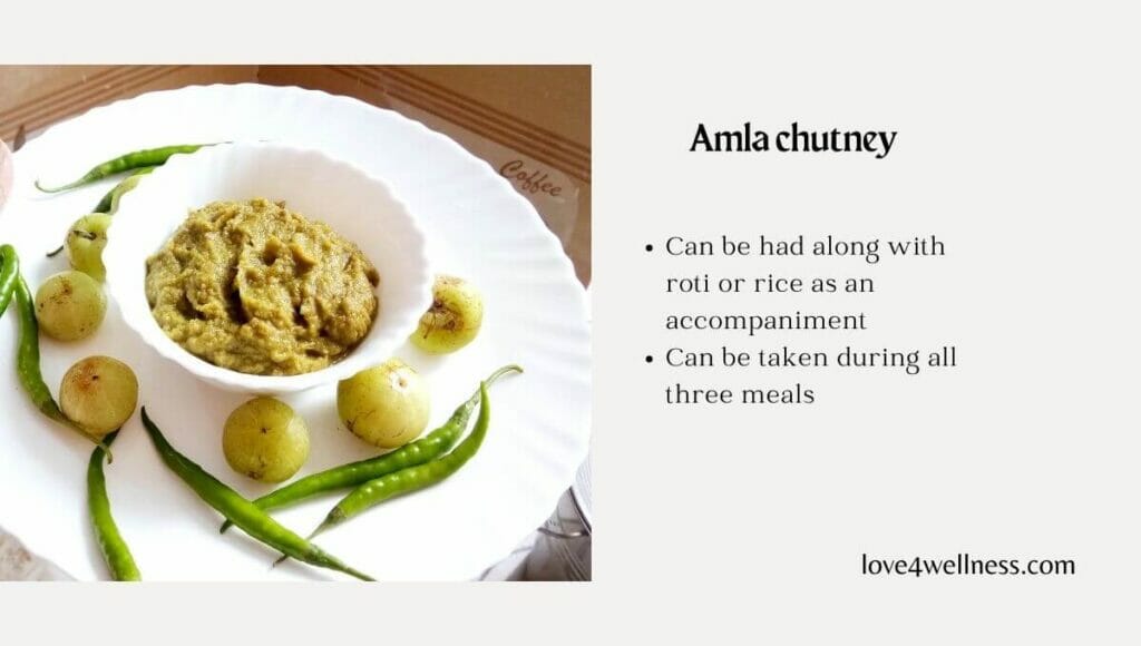 Amla chutney for diabetic patients
