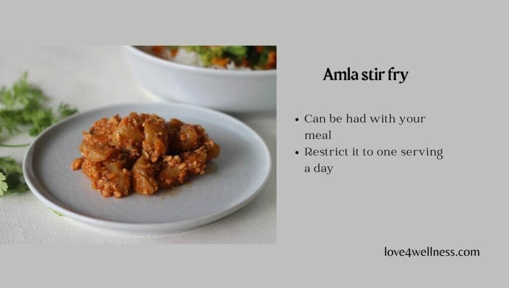 Amla stir-fry