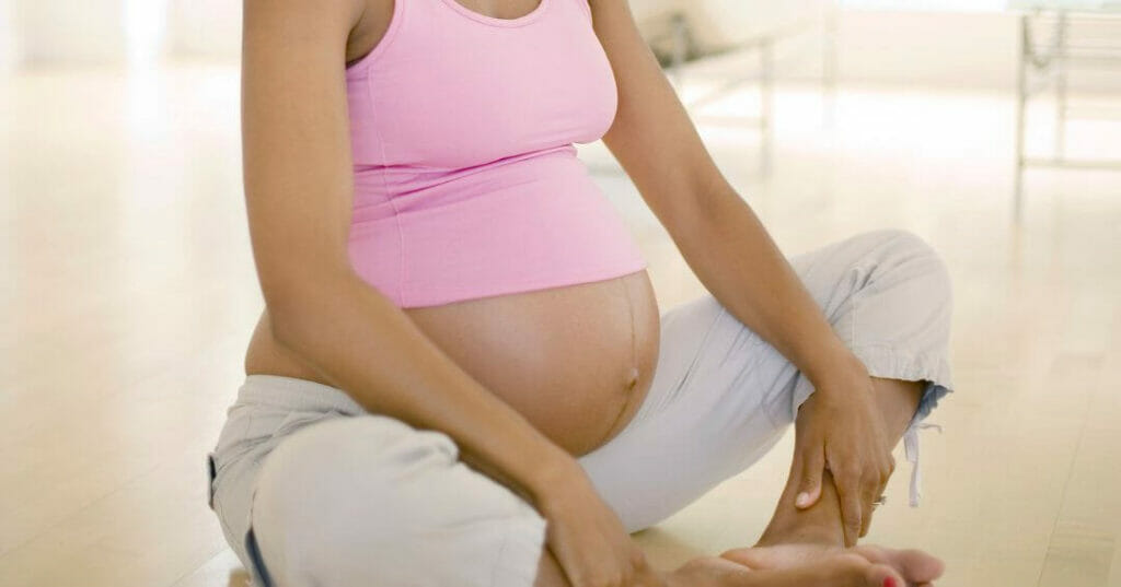 Prenatal yoga - Bound angle pose