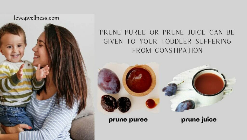 Infographic: Prune puree or juice for toddler constipation