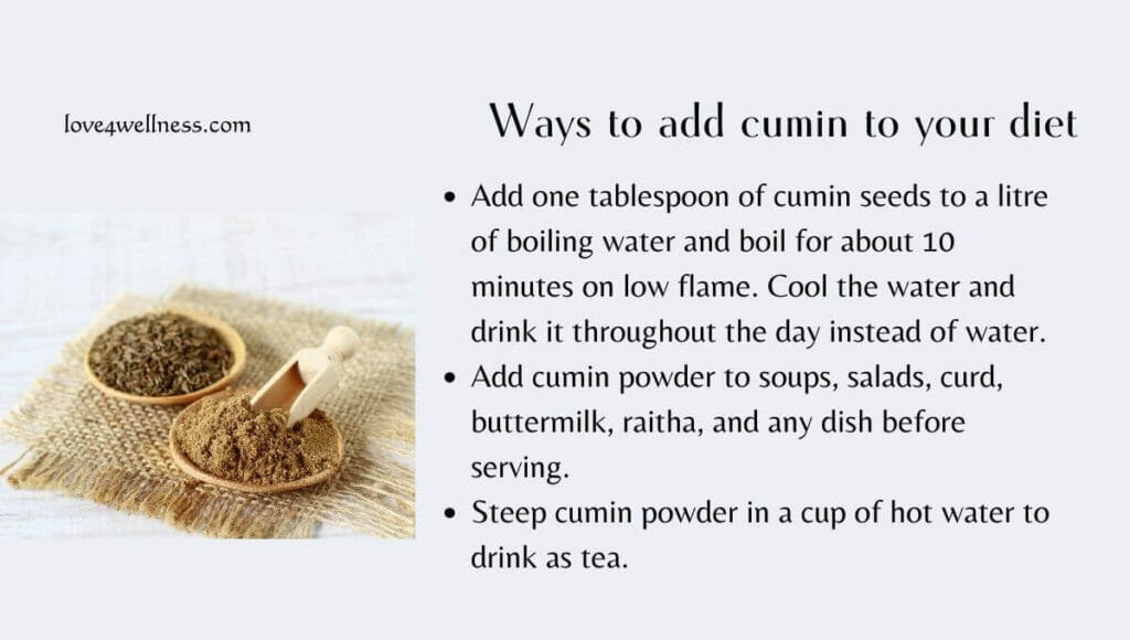 Infographic: Ways to add cumin seeds to your diet for health benefits
