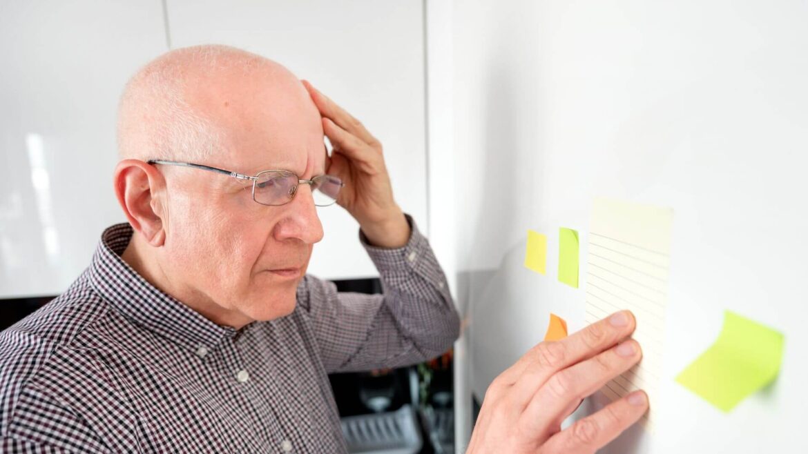 Image of an older adult with memory loss and other cognitive problems