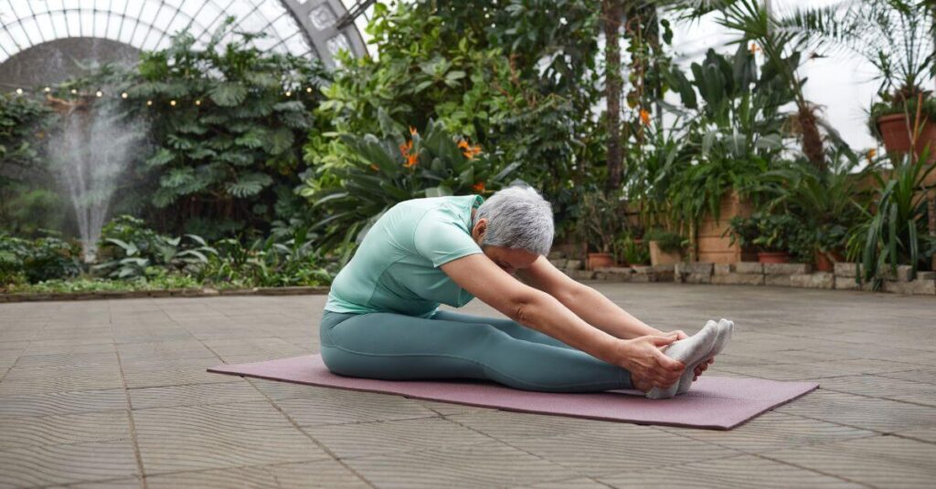 Seated forward bend