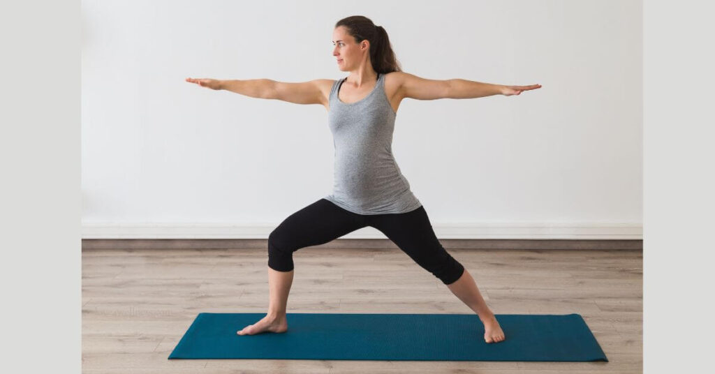Warrior 2 pose