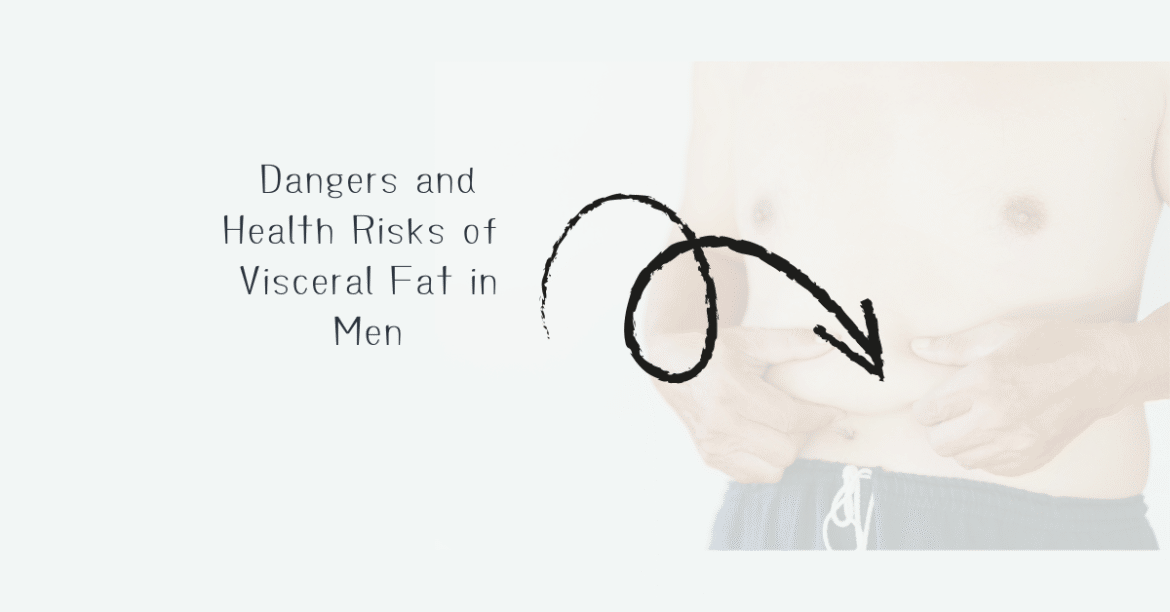health-risks-visceral-fat-men Visceral fat (abdominal fat) in men over 40 poses many health risks