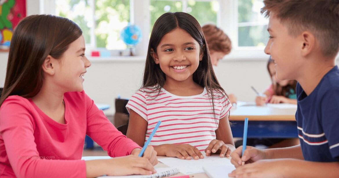 Students in a classroom writing - Many Indian schools are making conscious efforts to provide education in the right way